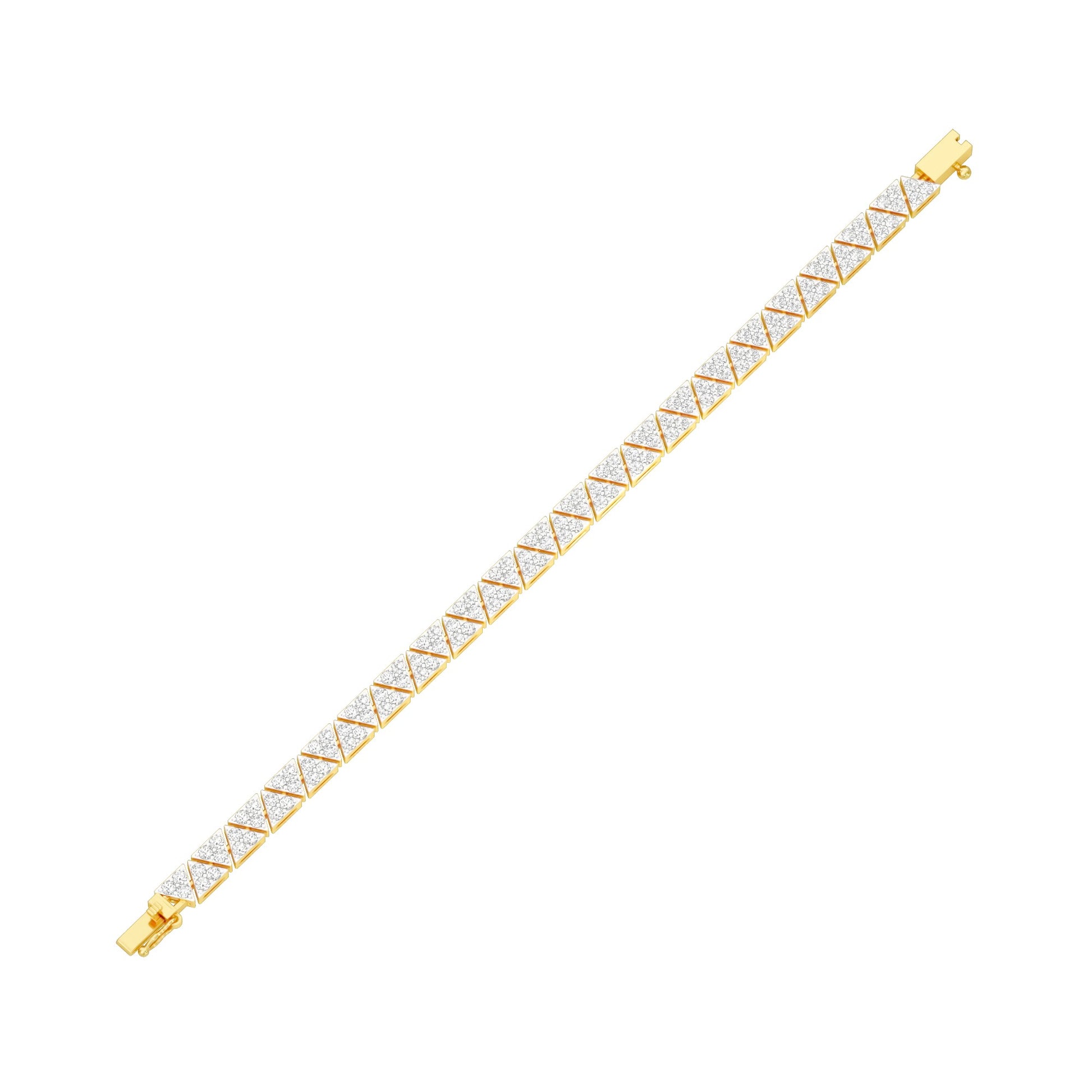 The Commitment Line Diamond Tennis Bracelet 18 KT / Yellow Gold