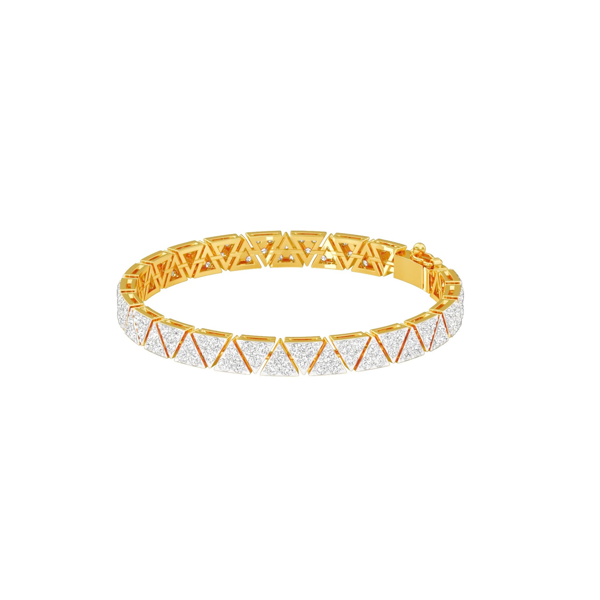 The Commitment Line Diamond Tennis Bracelet 18 KT / Yellow Gold
