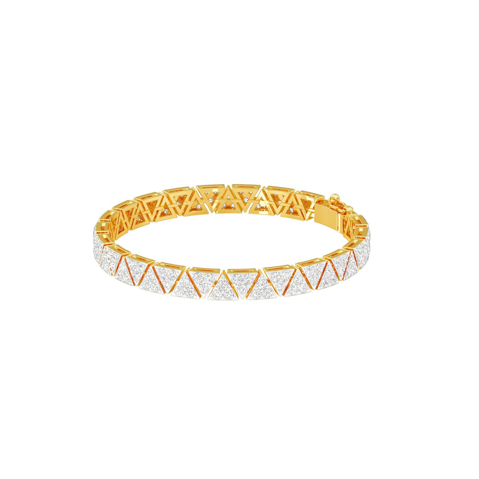 The Commitment Line Diamond Tennis Bracelet 18 KT / Yellow Gold