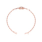 Subtle Reflection Diamond Kada Bracelet 18 KT / Rose Gold