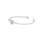 Subtle Reflection Diamond Kada Bracelet 18 KT / White Gold