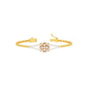 Subtle Reflection Diamond Kada Bracelet 18 KT / Yellow Gold