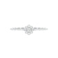 Golden Ruffle Diamond Kada Bracelet 18 KT / White Gold