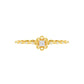 Golden Ruffle Diamond Kada Bracelet 18 KT / Yellow Gold