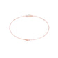 Eternal Interlocked Diamond Flexi Bracelet 18 KT / Rose Gold