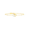 Eternal Interlocked Diamond Flexi Bracelet 18 KT / Yellow Gold