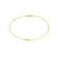 Eternal Interlocked Diamond Flexi Bracelet 18 KT / Yellow Gold
