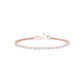 More Than One Light Diamond Tennis Bracelet 18 KT / Rose Gold