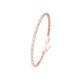 More Than One Light Diamond Tennis Bracelet 18 KT / Rose Gold