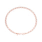 More Than One Light Diamond Tennis Bracelet 18 KT / Rose Gold