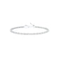 More Than One Light Diamond Tennis Bracelet 18 KT / White Gold