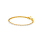 More Than One Light Diamond Tennis Bracelet 18 KT / Yellow Gold