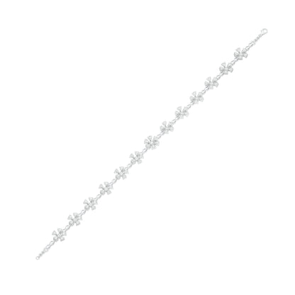 Eterna Round Diamond Tennis Bracelet 18 KT / White Gold