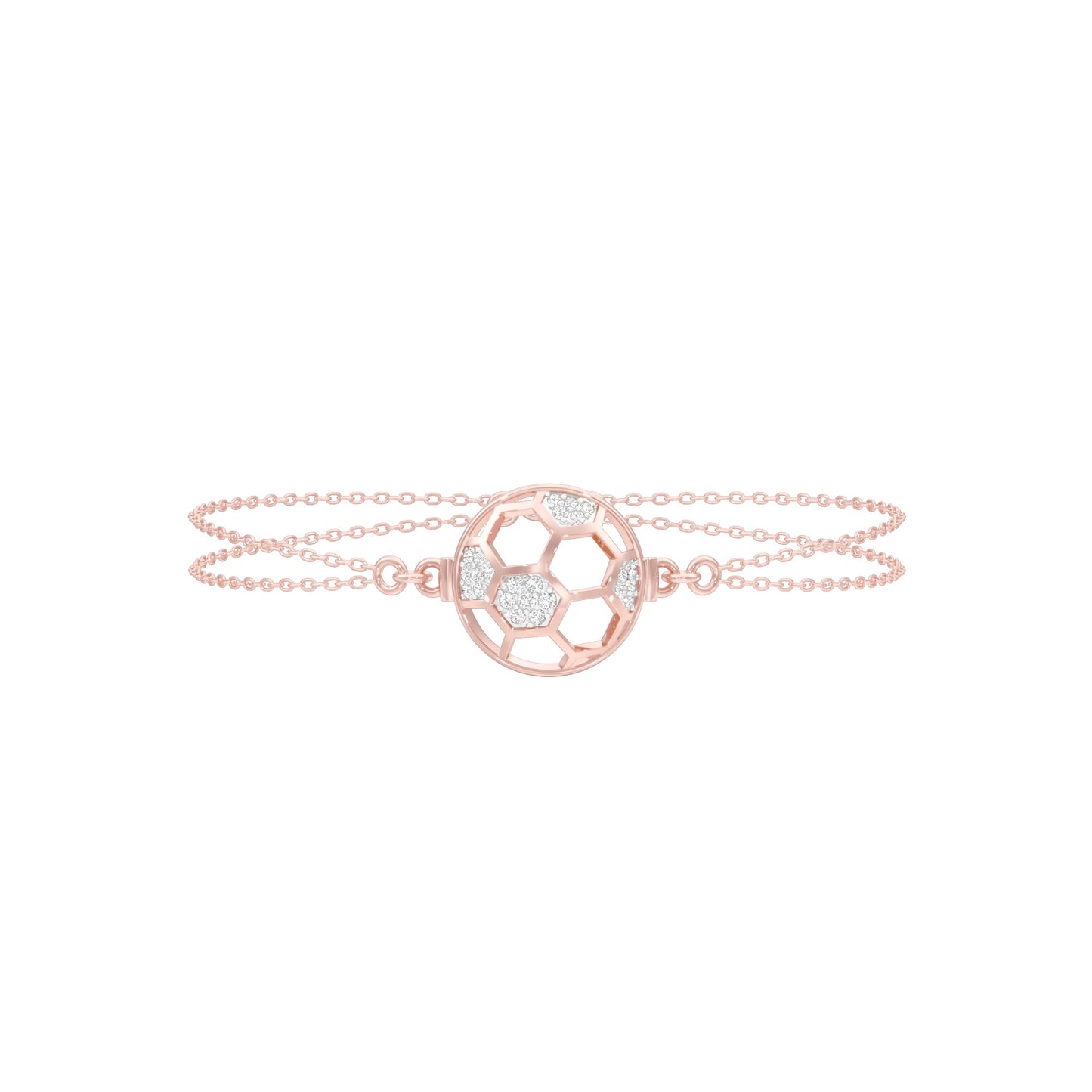 Unfiltered Glamour Diamond Kada Bracelet 18 KT / Rose Gold