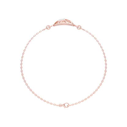 Unfiltered Glamour Diamond Kada Bracelet 18 KT / Rose Gold