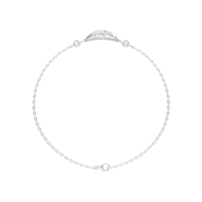 Unfiltered Glamour Diamond Kada Bracelet 18 KT / White Gold