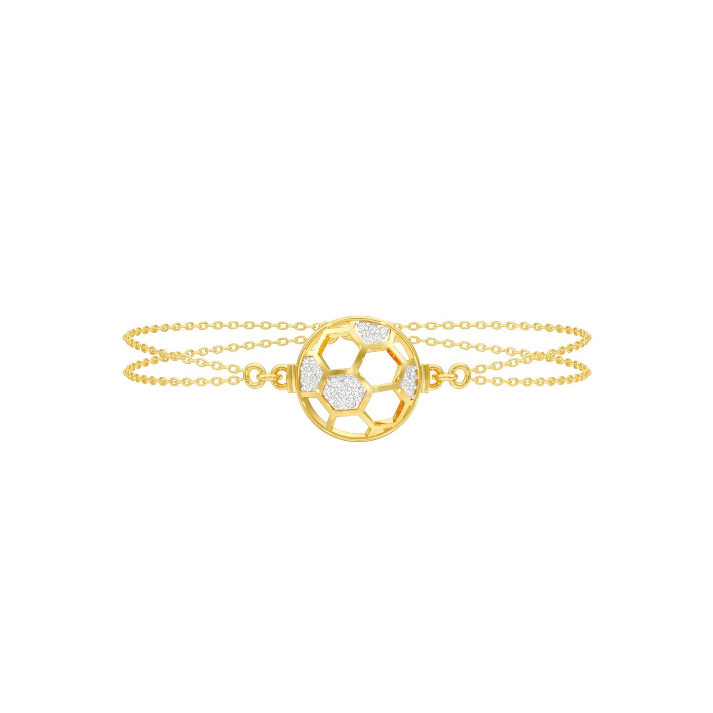 Unfiltered Glamour Diamond Kada Bracelet 18 KT / Yellow Gold
