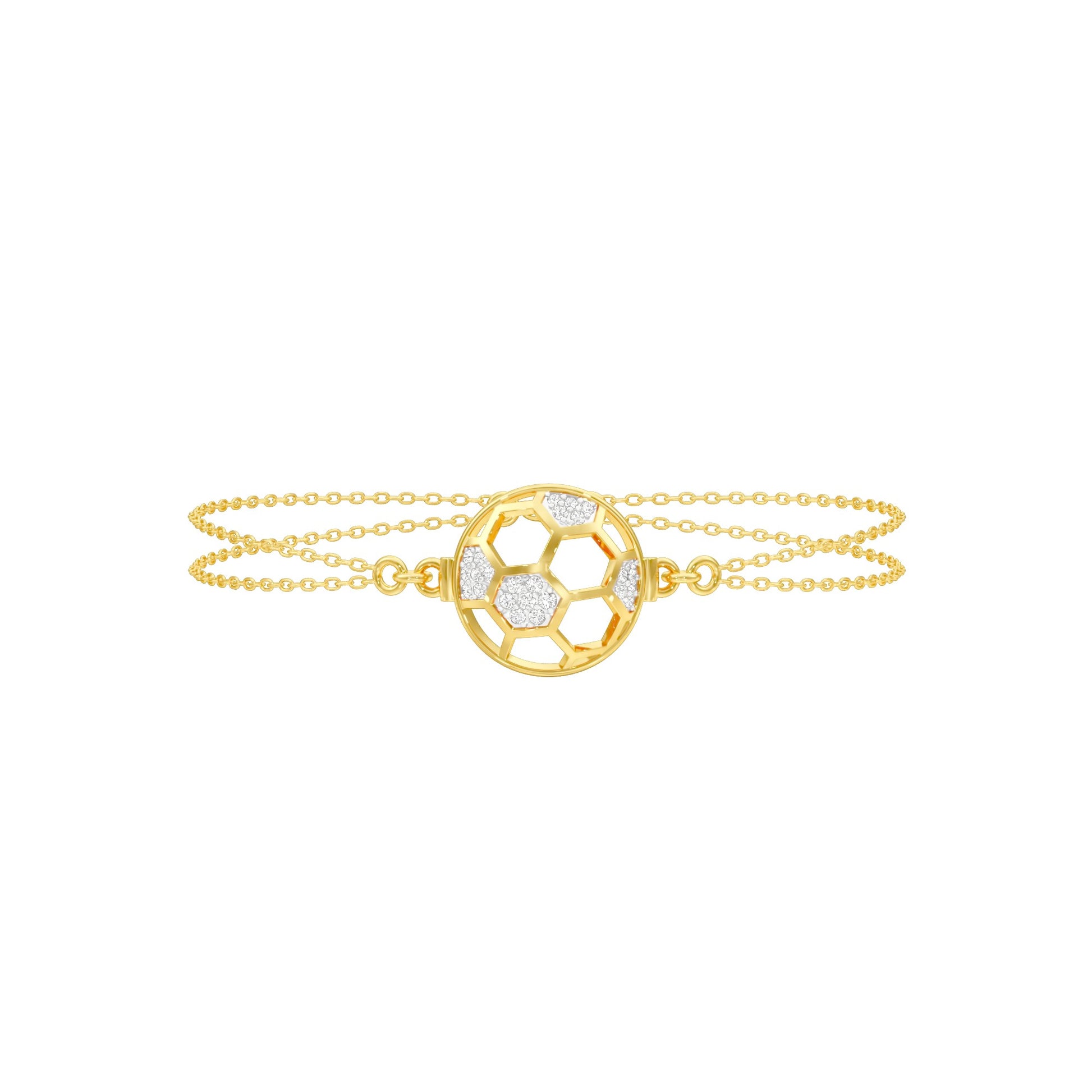Unfiltered Glamour Diamond Kada Bracelet 18 KT / Yellow Gold