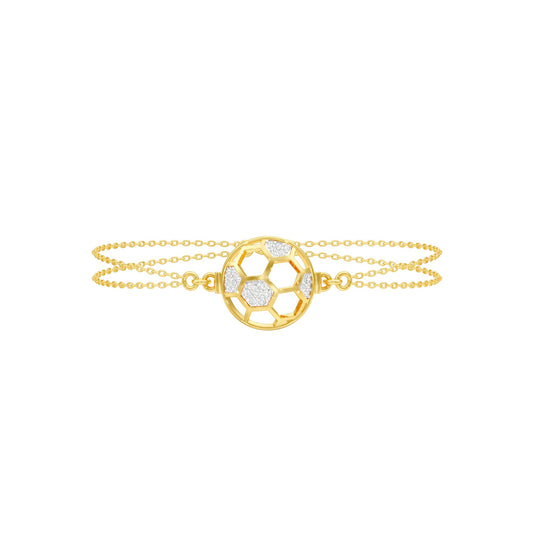 Unfiltered Glamour Diamond Kada Bracelet 18 KT / Yellow Gold