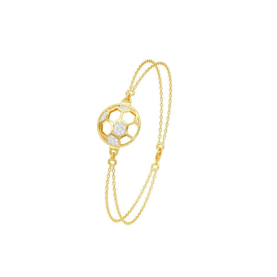Unfiltered Glamour Diamond Kada Bracelet 18 KT / Yellow Gold