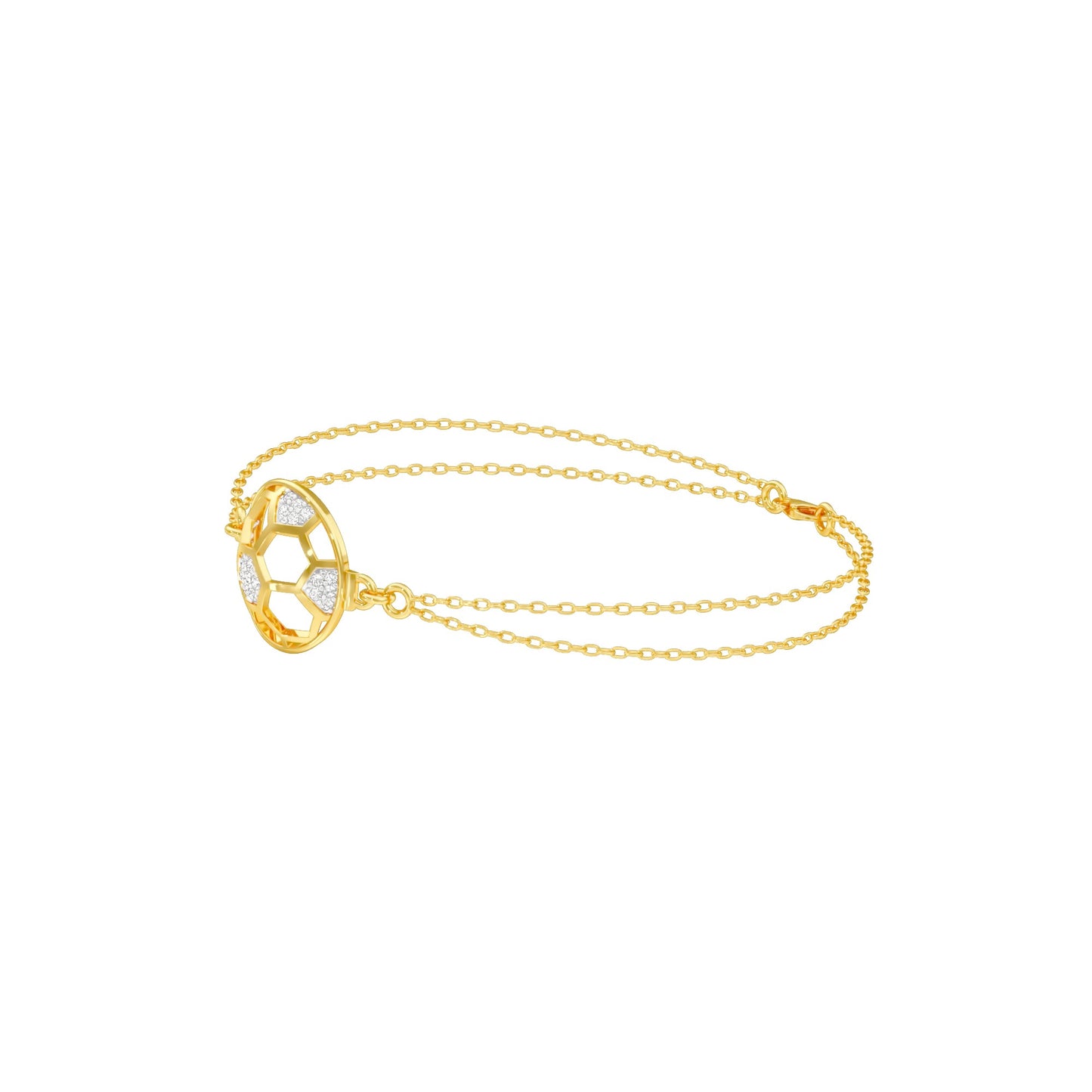 Unfiltered Glamour Diamond Kada Bracelet 18 KT / Yellow Gold