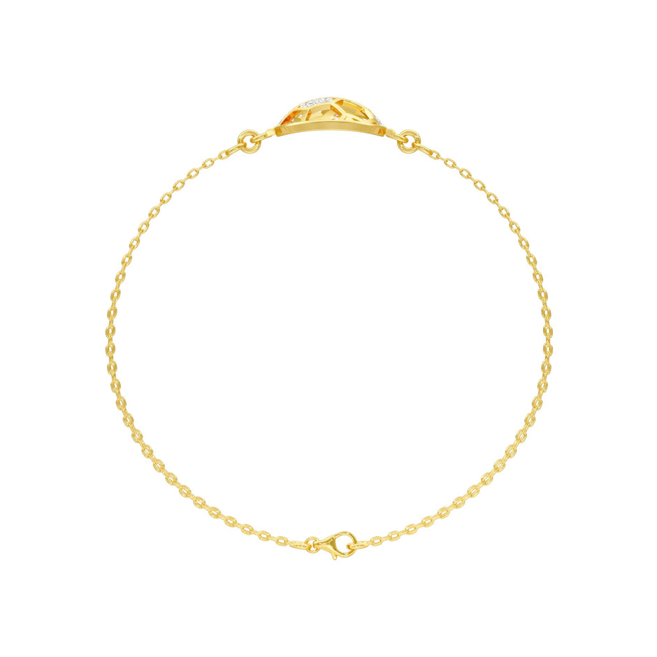 Unfiltered Glamour Diamond Kada Bracelet 18 KT / Yellow Gold