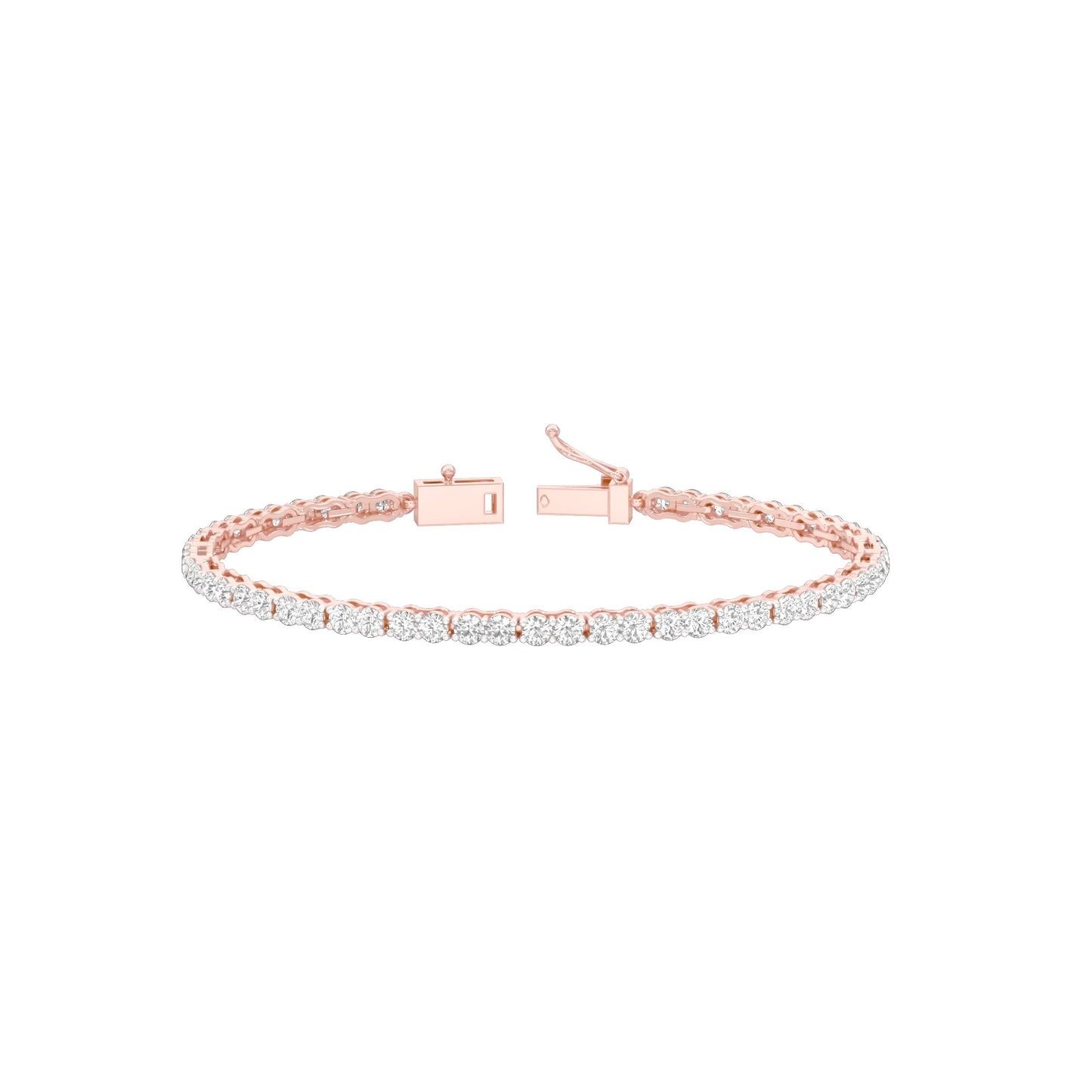 Femme Thread Diamond Tennis Bracelet 18 KT / Rose Gold