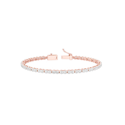 Femme Thread Diamond Tennis Bracelet 18 KT / Rose Gold