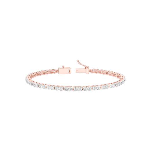 Femme Thread Diamond Tennis Bracelet 18 KT / Rose Gold