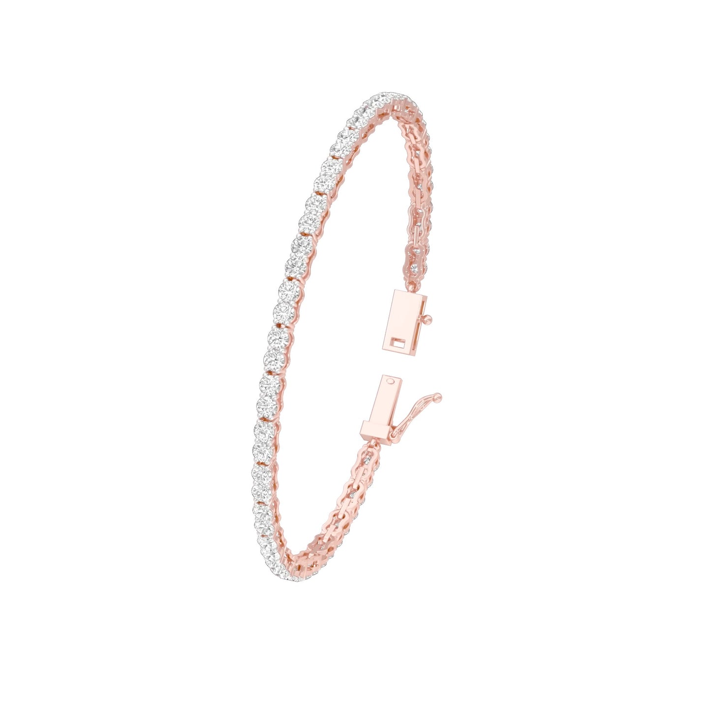Femme Thread Diamond Tennis Bracelet 18 KT / Rose Gold