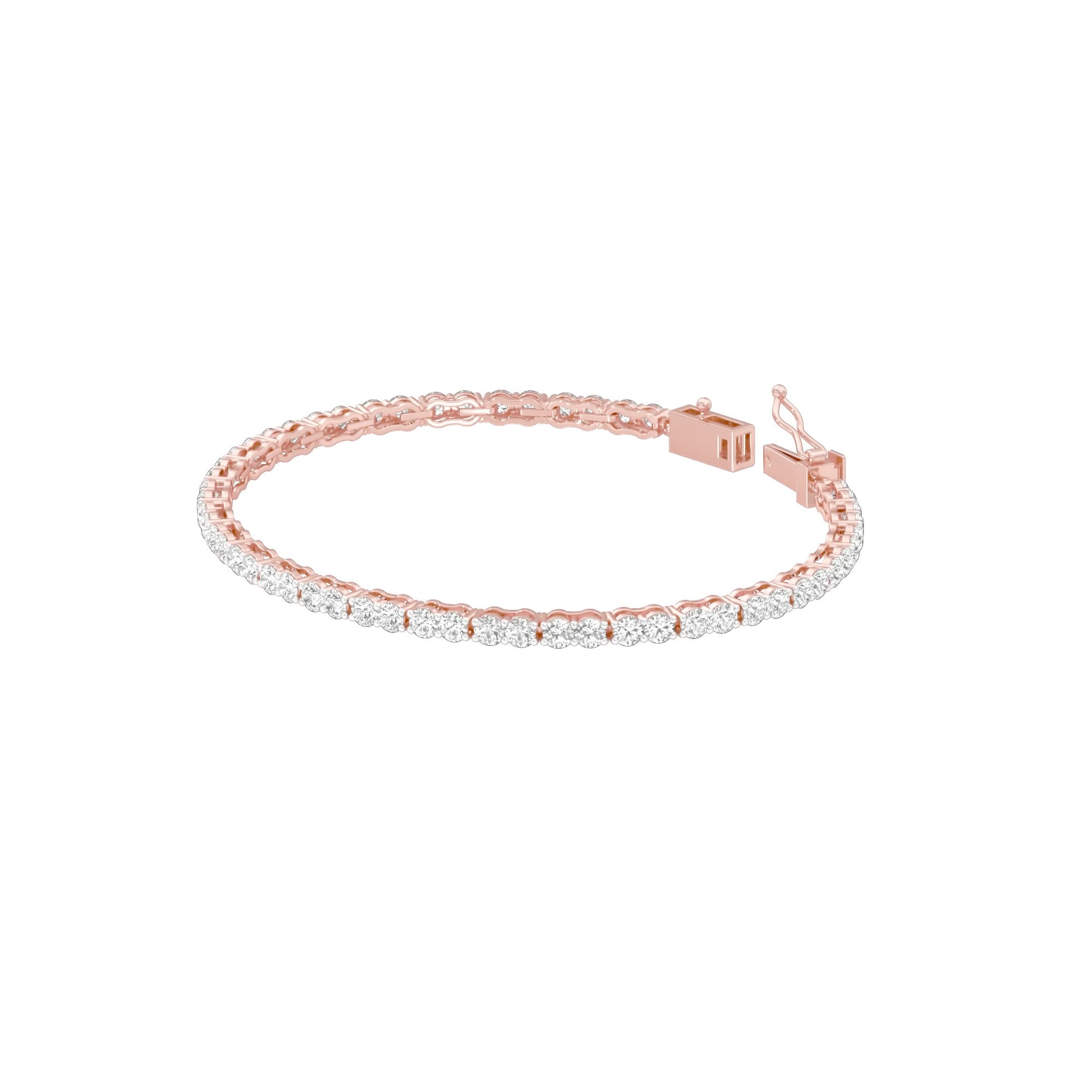 Femme Thread Diamond Tennis Bracelet 18 KT / Rose Gold