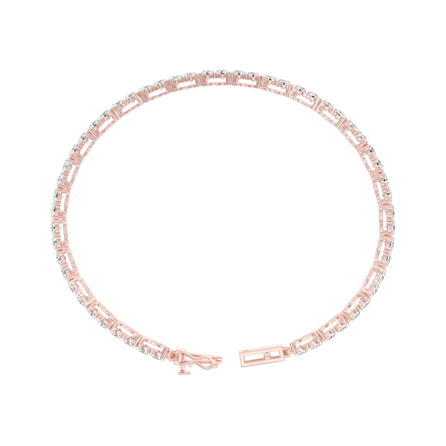 Femme Thread Diamond Tennis Bracelet 18 KT / Rose Gold