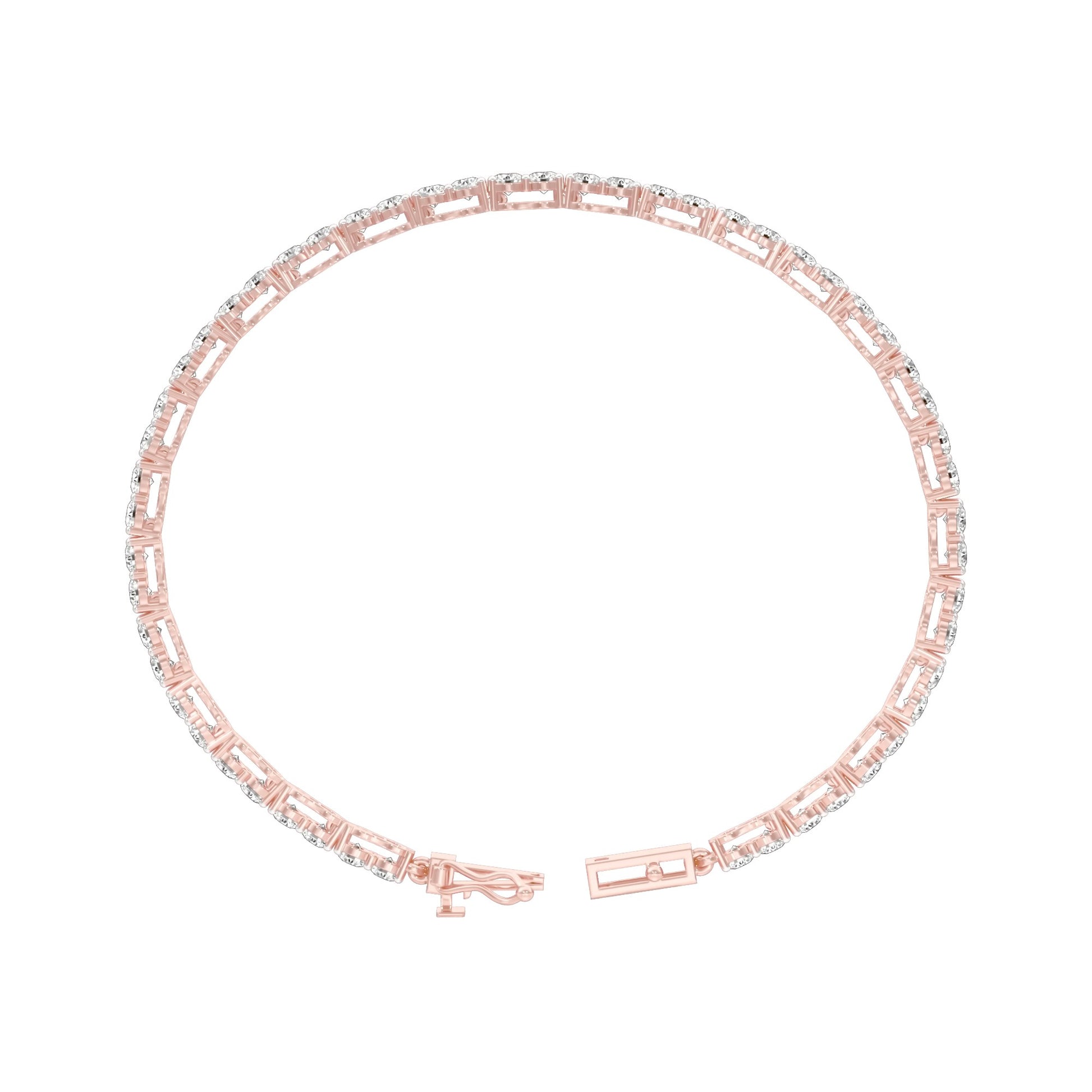 Femme Thread Diamond Tennis Bracelet 18 KT / Rose Gold