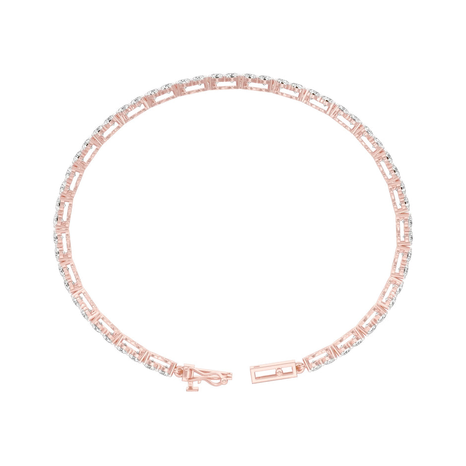 Femme Thread Diamond Tennis Bracelet 18 KT / Rose Gold