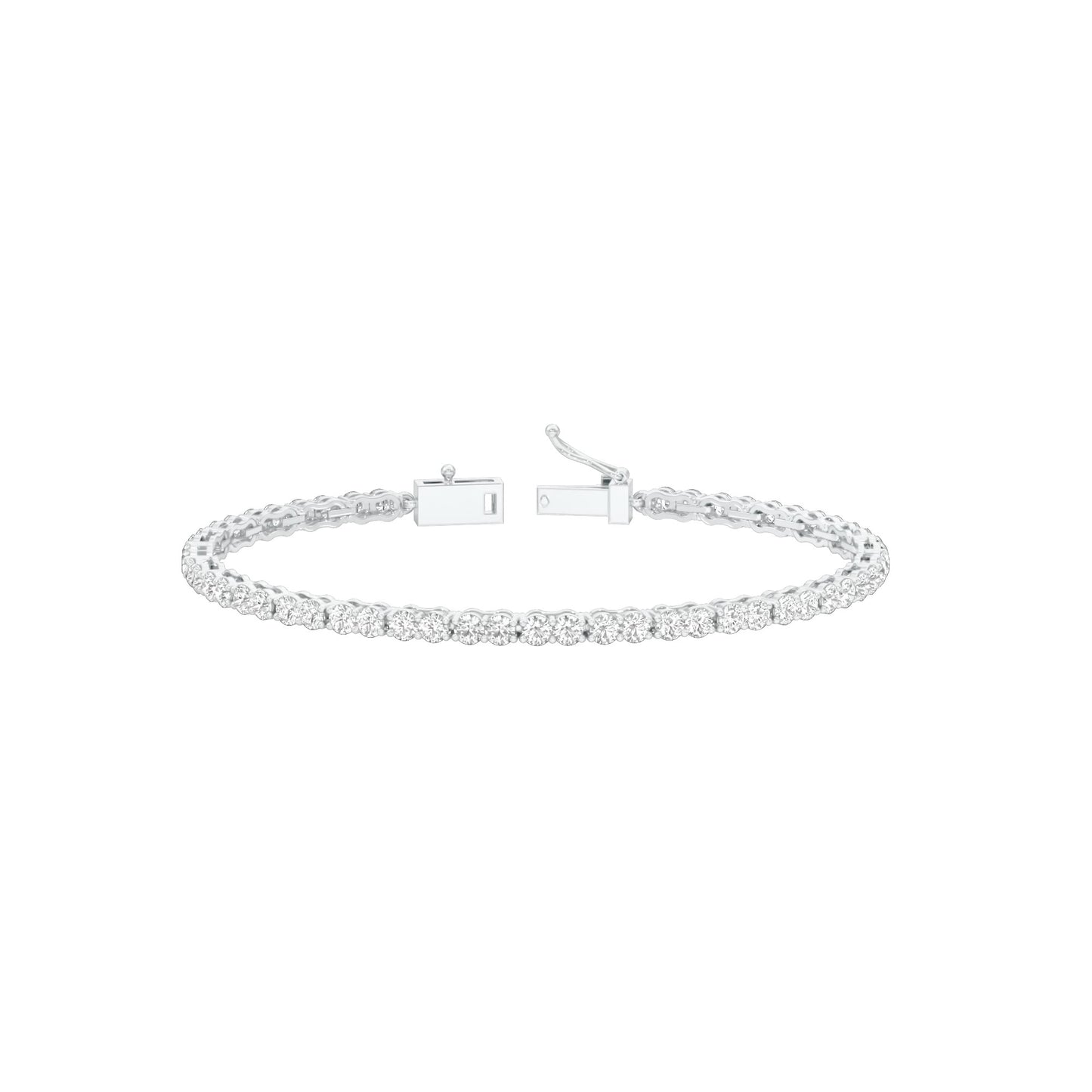 Femme Thread Diamond Tennis Bracelet 18 KT / White Gold