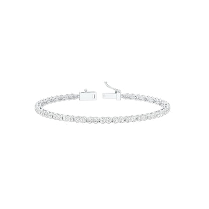 Femme Thread Diamond Tennis Bracelet 18 KT / White Gold