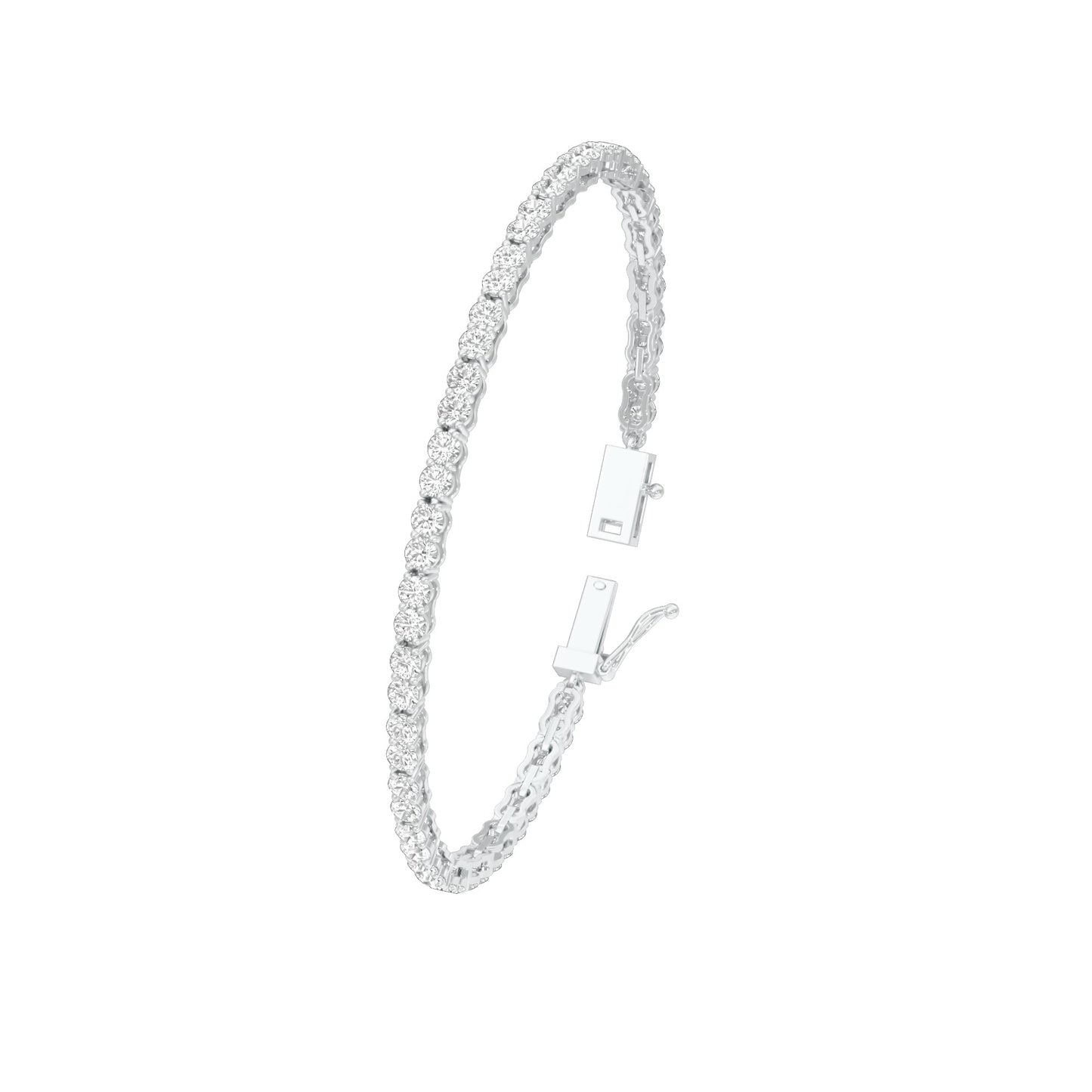 Femme Thread Diamond Tennis Bracelet 18 KT / White Gold