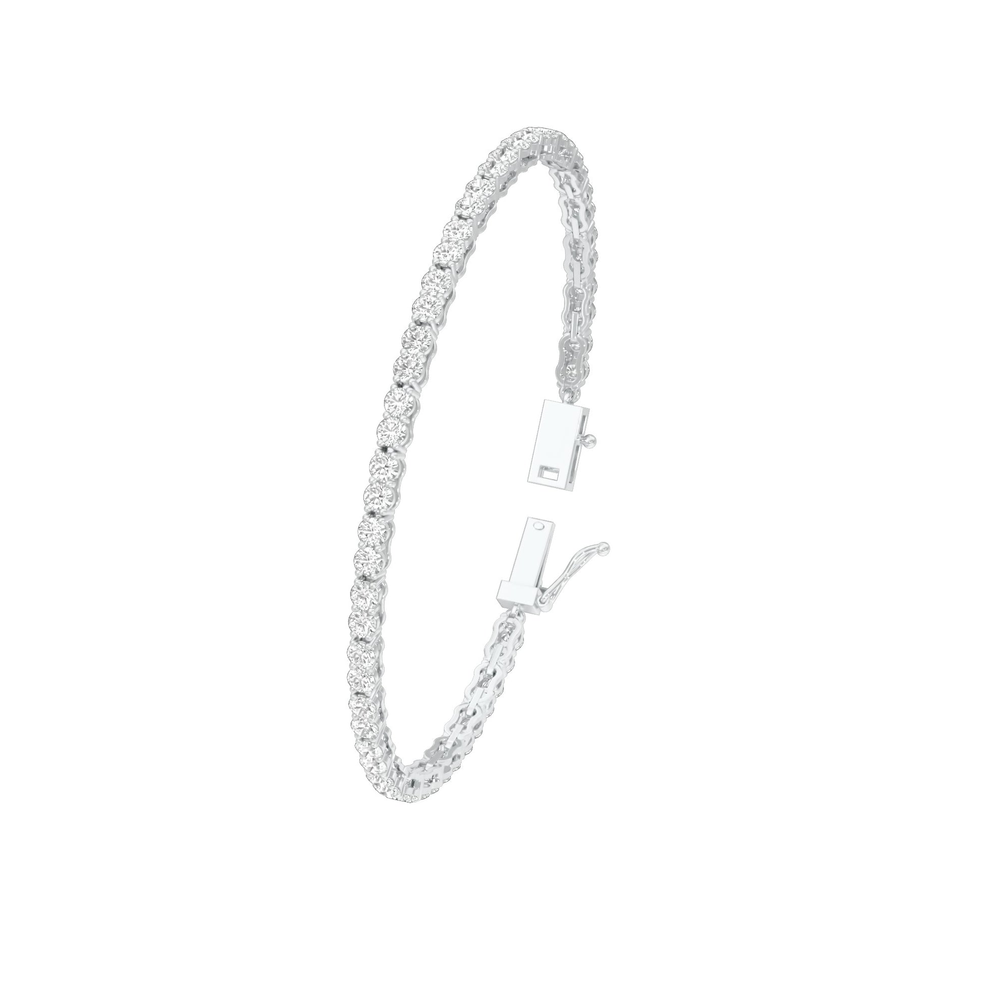 Femme Thread Diamond Tennis Bracelet 18 KT / White Gold