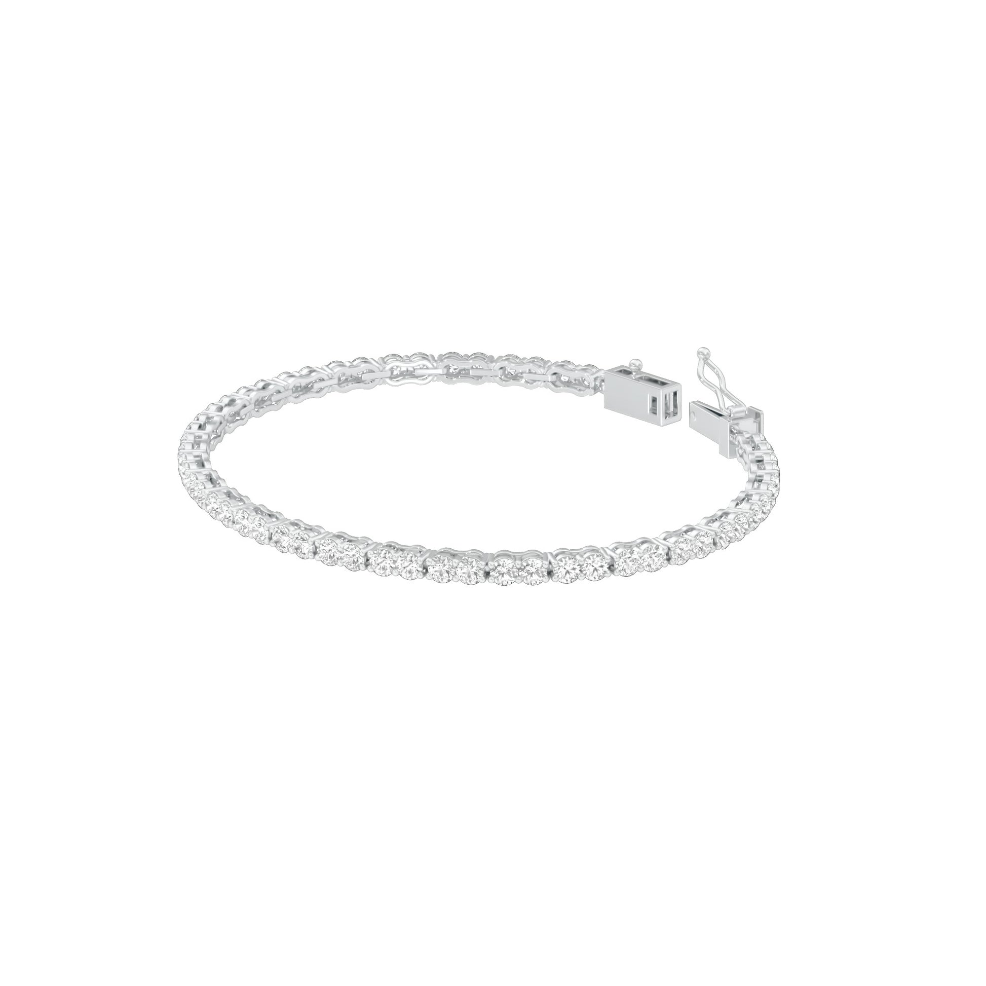 Femme Thread Diamond Tennis Bracelet 18 KT / White Gold