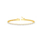 Femme Thread Diamond Tennis Bracelet 18 KT / Yellow Gold