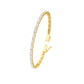 Femme Thread Diamond Tennis Bracelet 18 KT / Yellow Gold
