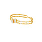 Pear Play Diamond Kada Bracelet 18 KT / Yellow Gold