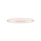 Meant to Align Diamond Kada Bracelet 18 KT / Rose Gold