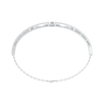 Meant to Align Diamond Kada Bracelet 18 KT / White Gold