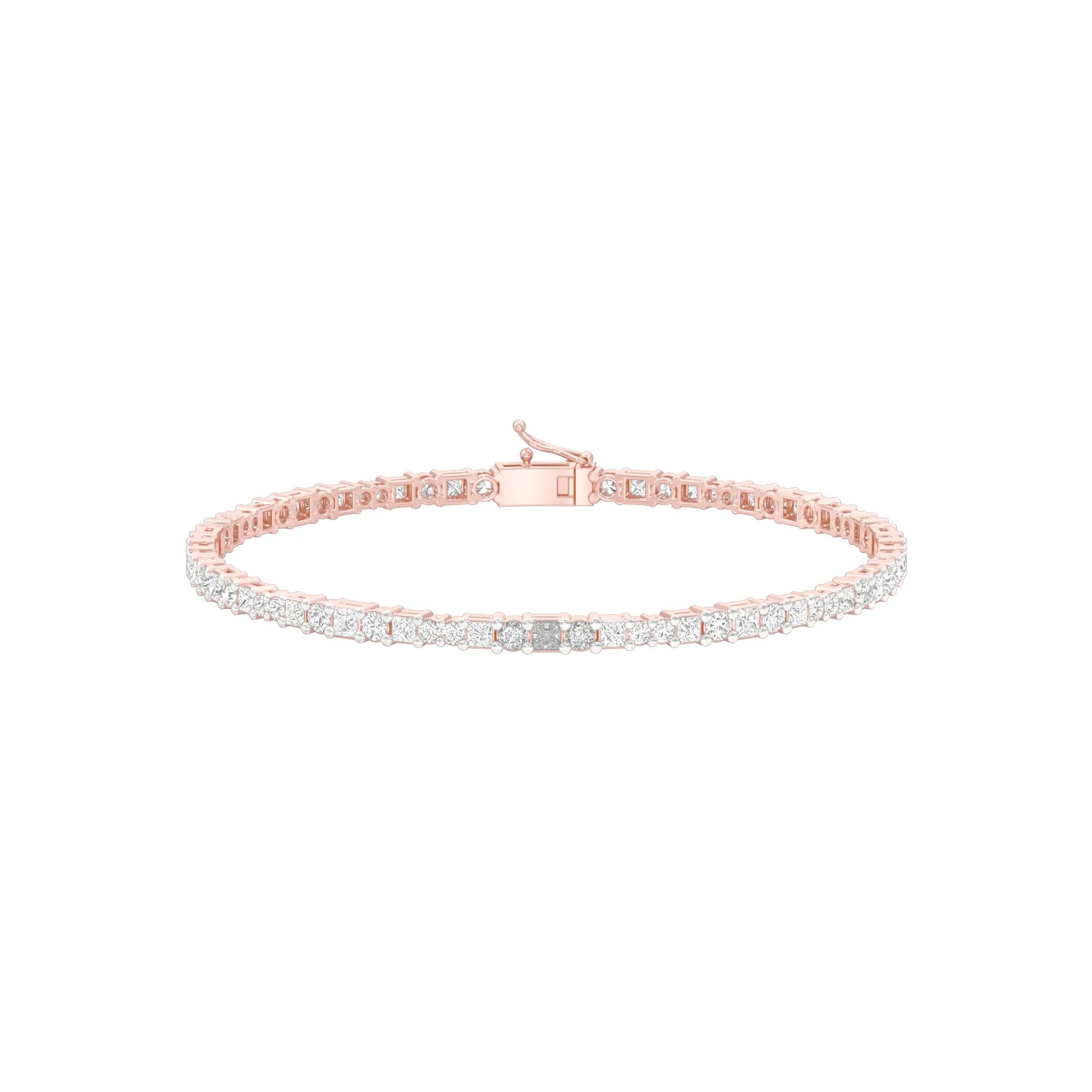 Orb Trace Diamond Tennis Bracelet 18 KT / Rose Gold