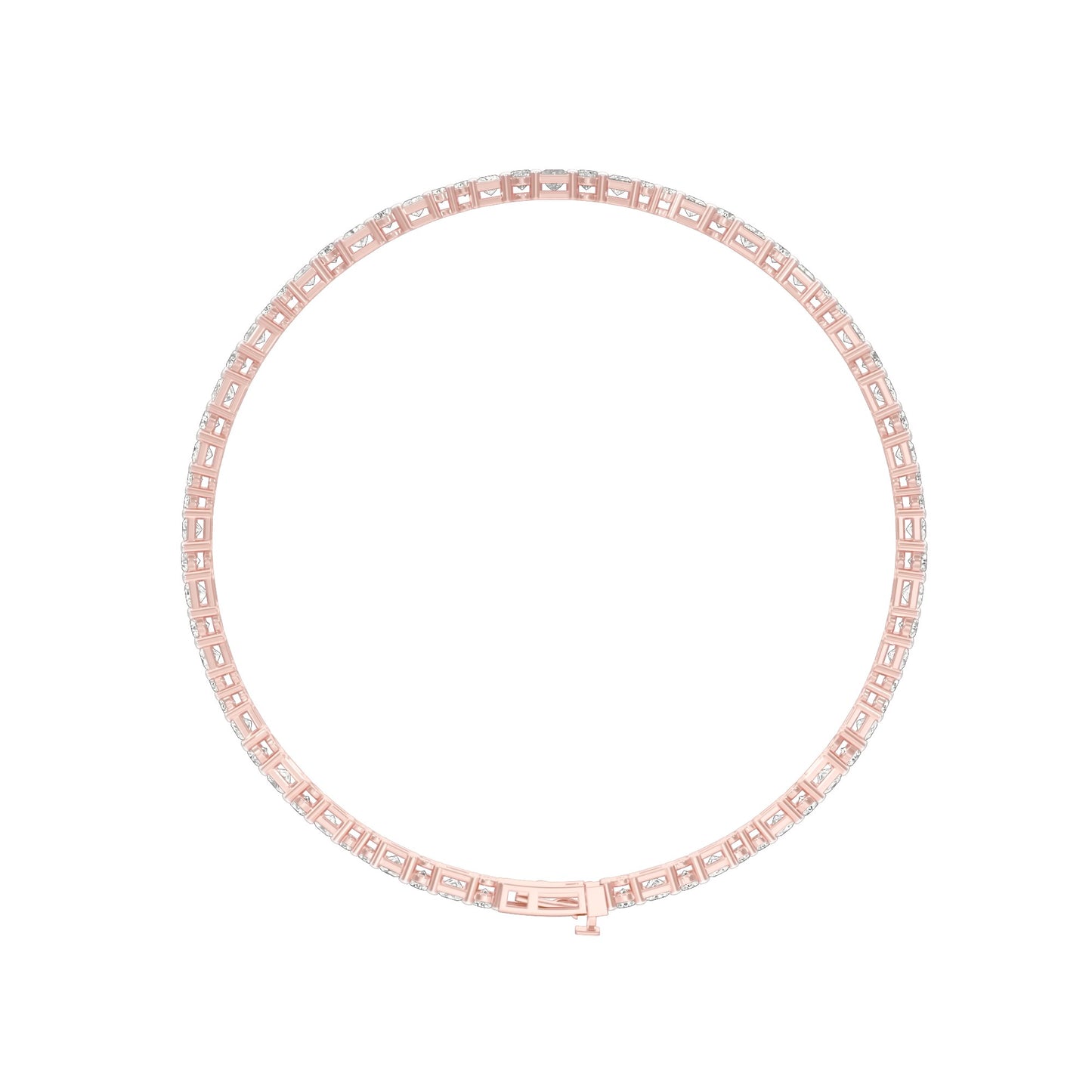Orb Trace Diamond Tennis Bracelet 18 KT / Rose Gold