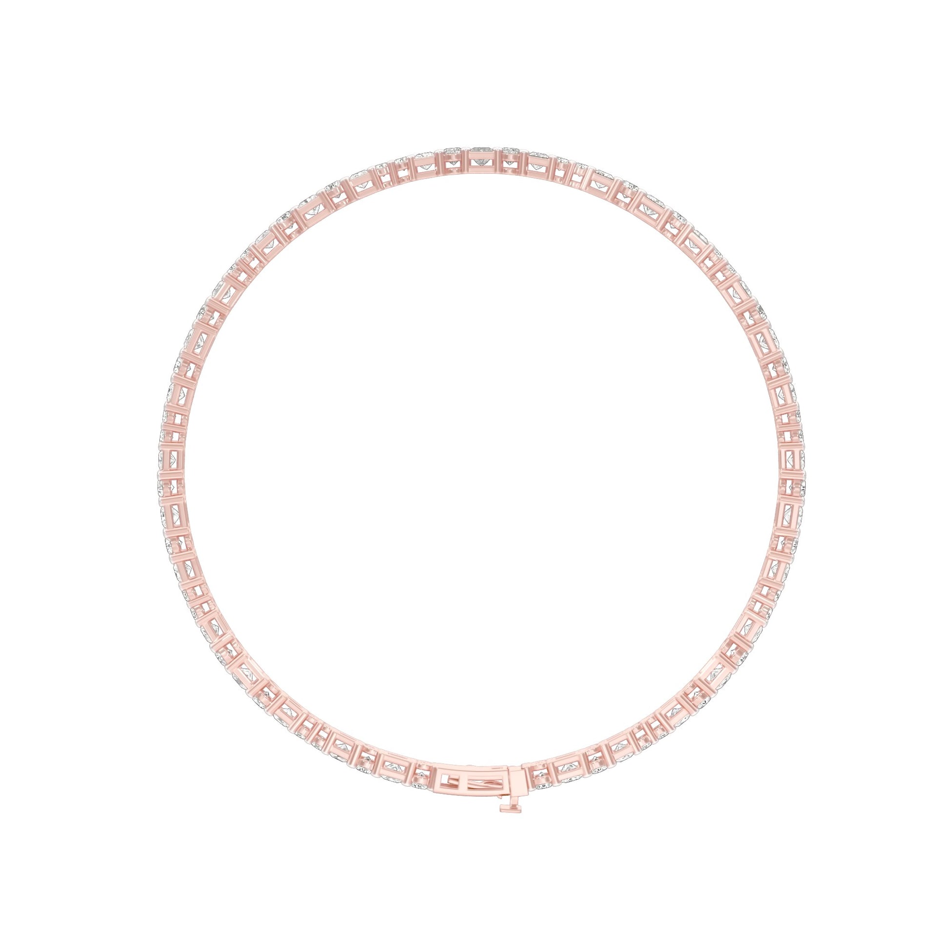 Orb Trace Diamond Tennis Bracelet 18 KT / Rose Gold