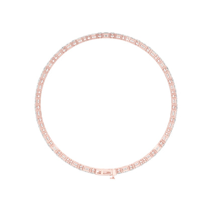 Orb Trace Diamond Tennis Bracelet 18 KT / Rose Gold
