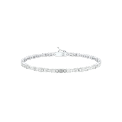 Orb Trace Diamond Tennis Bracelet 18 KT / White Gold