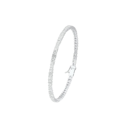 Orb Trace Diamond Tennis Bracelet 18 KT / White Gold